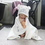 Personalised Hooded Baby Bath Towel Bear, thumbnail 2 of 12