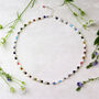 Freshwater Pearl And Rainbow Bead Necklace, thumbnail 2 of 8