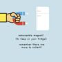 Happy 8th Birthday Card | Dino Magnet, thumbnail 2 of 2