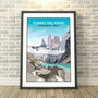 Torres Del Paine, Patagonia, Chile Print, thumbnail 1 of 5
