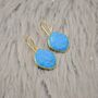 Sterling Silver Howlite Earrings, thumbnail 2 of 9
