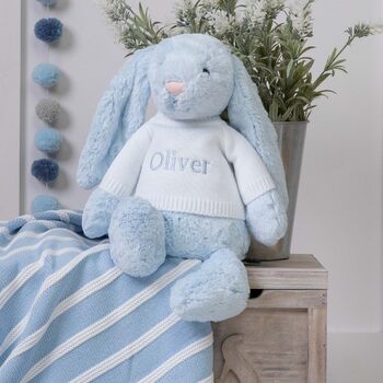 personalised bashful bunny