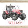 Personalised Massey Tractor, thumbnail 1 of 3