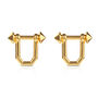 Shackle Cufflinks Gold, thumbnail 2 of 5