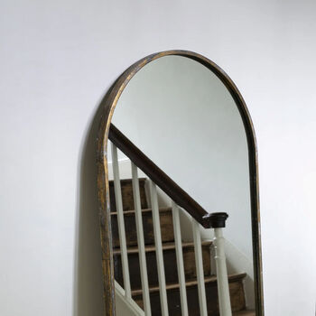 Large Simple Arch Floor Mirror, 2 of 4