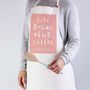 Coffee Lover Personalised Apron, thumbnail 2 of 3