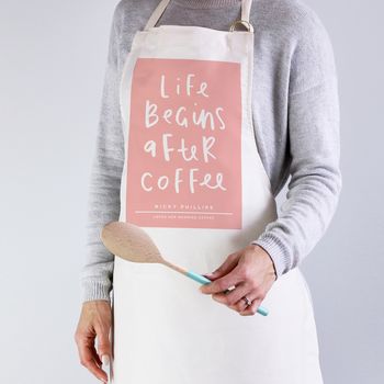 Coffee Lover Personalised Apron, 2 of 3