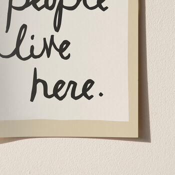 Cool People Live Here Handwritten Print, 8 of 12