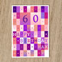 Personalised 60th Birthday Card Age And Name 1965, thumbnail 8 of 10