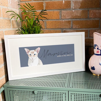 Personalised Bespoke Illustrated Portrait Of Your Cat, 2 of 2