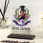 Personalised Crest Graduation Photo Plaque, thumbnail 1 of 2