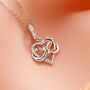 Mummy Of An Angel Necklace 925 Silver Memorial Pendant, thumbnail 1 of 5