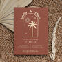 Boho Palm Wedding Invitation Suite, thumbnail 7 of 12