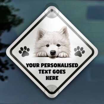 Personalised Dog On Board Car Sign, 9 of 12