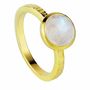 Gold Vermeil Gemstone Stacking Ring, thumbnail 8 of 12