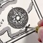 Roman Britain Map Hand Drawn Fine Art Print, thumbnail 8 of 12