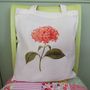 Hydrangea Flower Illustration Cotton Shopping Tote, thumbnail 5 of 7