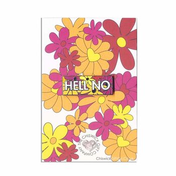 Hell No Enamel Pin Pick Me Up Gift, 2 of 3