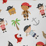 Pirate Ship Wrapping Paper Roll Or Folded, thumbnail 2 of 2