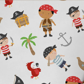 Pirate Ship Wrapping Paper Roll Or Folded, 2 of 2