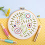 Spring Posy Embroidery Kit, thumbnail 1 of 7