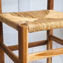 Wooden And Wicker Bar Stool, thumbnail 10 of 12