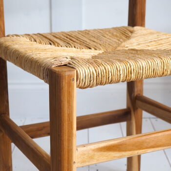 Wooden And Wicker Bar Stool, 10 of 12