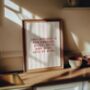 Kitchen Dancing Quote Wall Art Food Wine Lover Gift, thumbnail 5 of 10