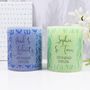Personalised Engagement Patterned Coloured Candle, thumbnail 8 of 11