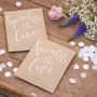 Kraft Envelope White Tissue Paper Wedding Confetti, thumbnail 1 of 3