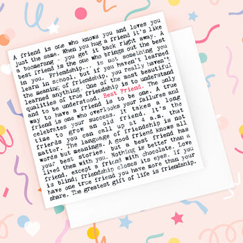 Friendship Quotes Print, Best Friend Gift, 6 of 8