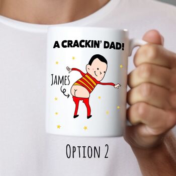 Personalised Crackin' Dad Mug For Dad, 3 of 10