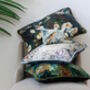 Botanical Velvet Cushions, thumbnail 1 of 8