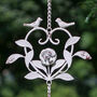 Ornate Hanging Heart Garden Wind Chime, thumbnail 3 of 7