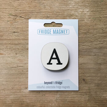 Alphabet Wooden Fridge Magnet, 3 of 12