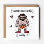 Hairy Birthday Funny Birthday Card, thumbnail 1 of 4