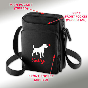 Personalized Specific Breed Dog Walker Bag, 2 of 6