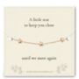 Until We Meet Again Memorial Gift With A Gold Plated Or Silver Plated Star Bracelet And Card, thumbnail 6 of 6