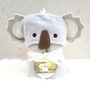 Personalised Cuddles The Koala Baby Towel, thumbnail 3 of 8