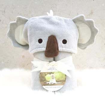 Personalised Cuddles The Koala Baby Towel, 3 of 8