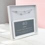 40th Birthday Solid Sterling Silver Four Star Bracelet, thumbnail 1 of 3