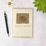 Personalised Elephant Dung Greeting Card, thumbnail 1 of 8