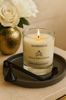 Little Miss London Shoreditch Musk, Vanilla And Tobacco Scented Candle, 4 of 4