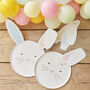 Plate Bunny Face With Interchangeable Ears, thumbnail 1 of 4