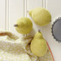 Pear Crochet Soft Toy, thumbnail 1 of 8