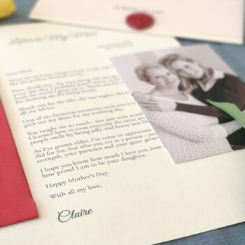 A Letter To My Mum Personalised Keepsake, 2 of 10