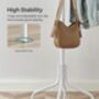 White Metal Coat Stand Coat Rack With 12 Hooks, thumbnail 5 of 9