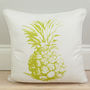 Pineapple Print Motif Cushion, thumbnail 3 of 3