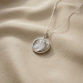 Personalised Silver Organic Dog Nose Print Necklace, 2 of 12