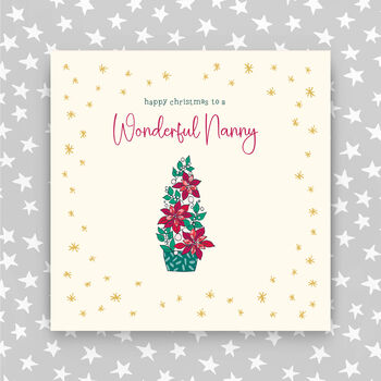 Happy Christmas Wonderful Nan/Nanna/Nanny Card, 3 of 5